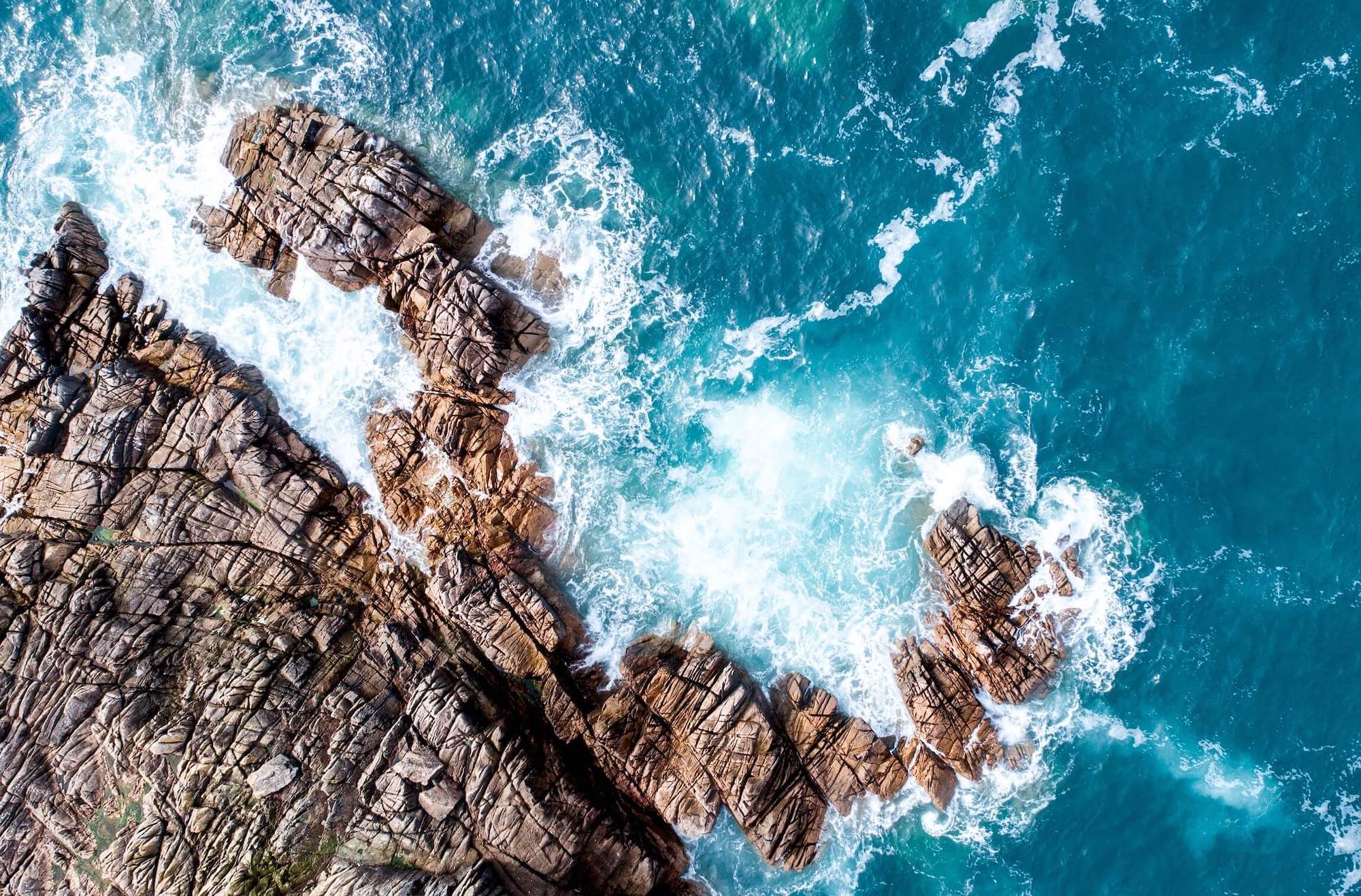 Blue Ocean and Rocks