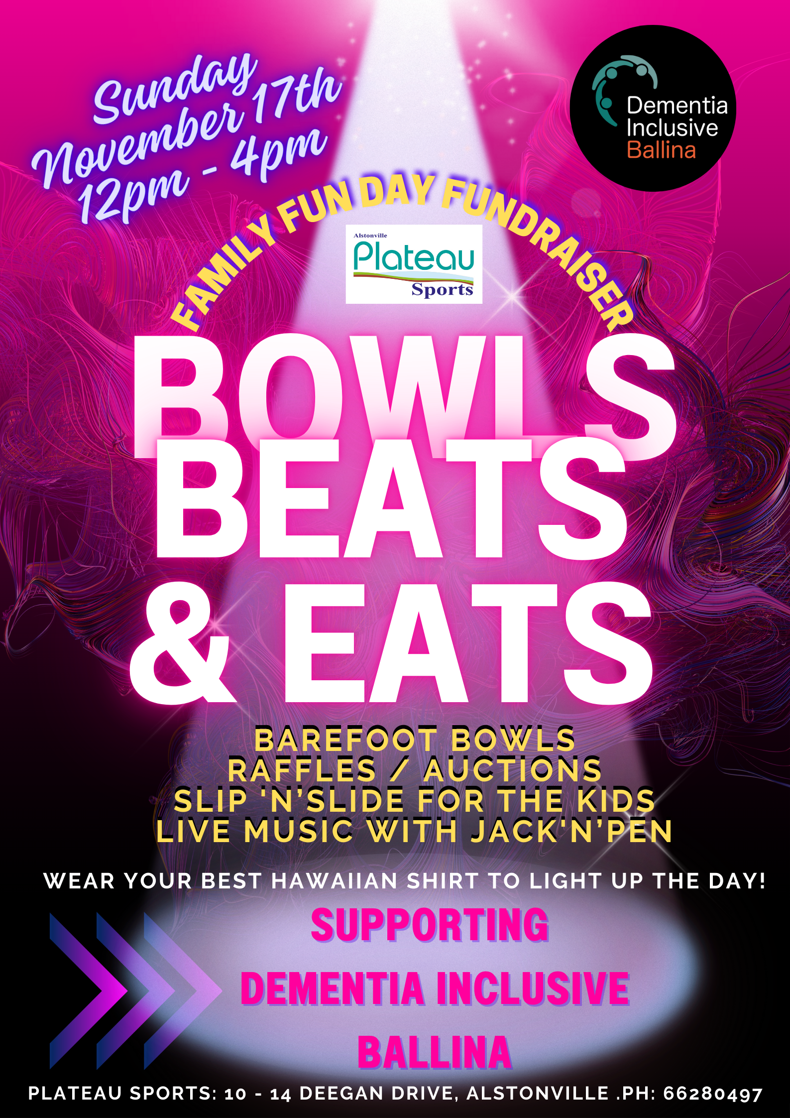 Poster for Bowls Beats and Eats